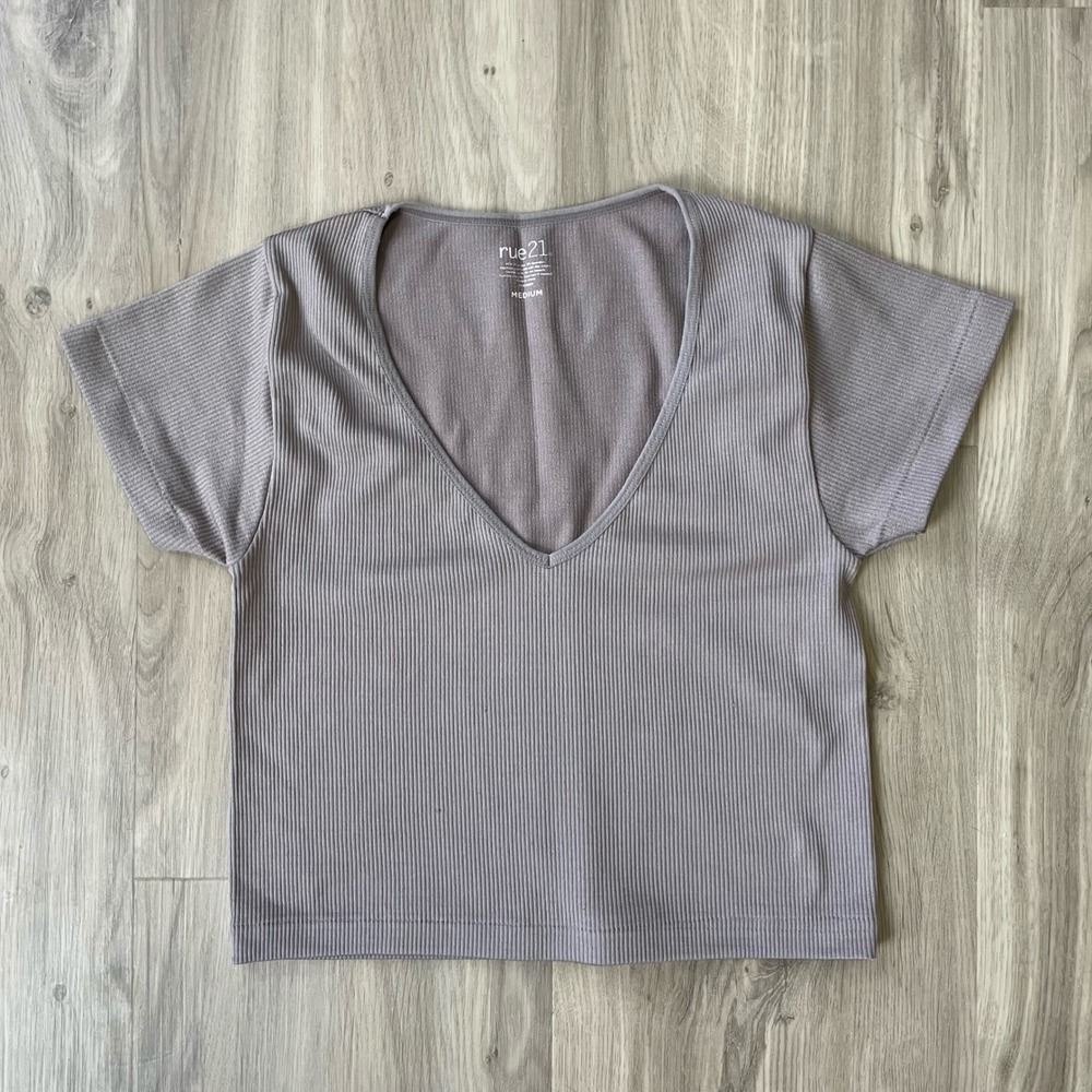Rue21 Ribbed Short Sleeve